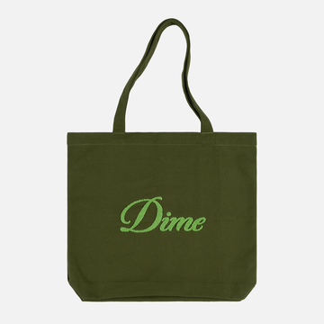Cursive Chenille Tote Bag