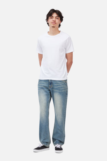 Pantalon Straight Denim
