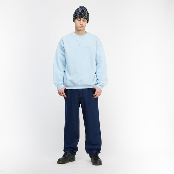 【DIME】Classic Small Logo Crewneck / Ocean Blue Classic Small Logo Crewneck – Dime