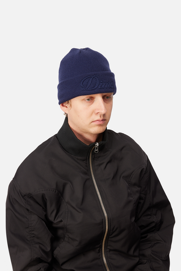 Cursive Fold Beanie