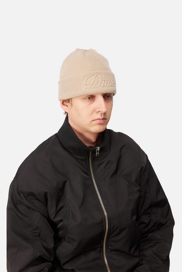 Cursive Fold Beanie