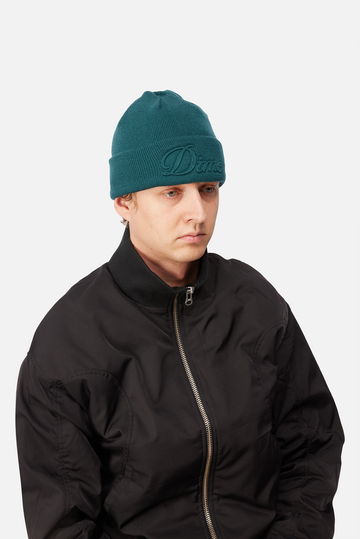 Cursive Fold Beanie