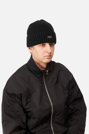 Cursive Rib Beanie