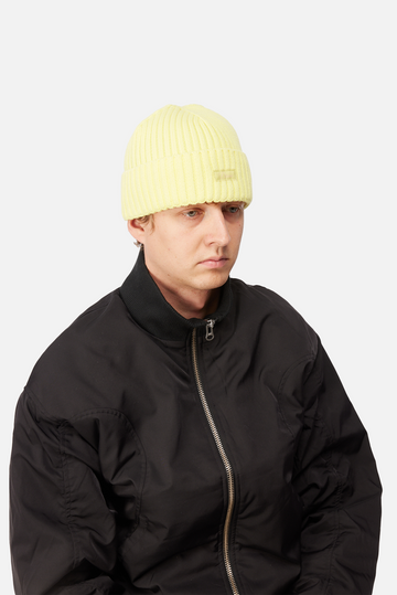 Cursive Rib Beanie
