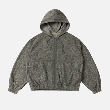 Hooded Denim Jacket