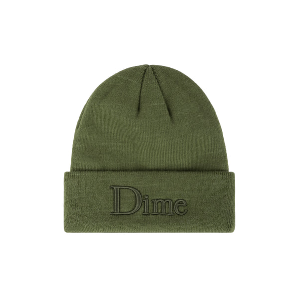 Dime Classic 3D Beanie Olive Green | Dime