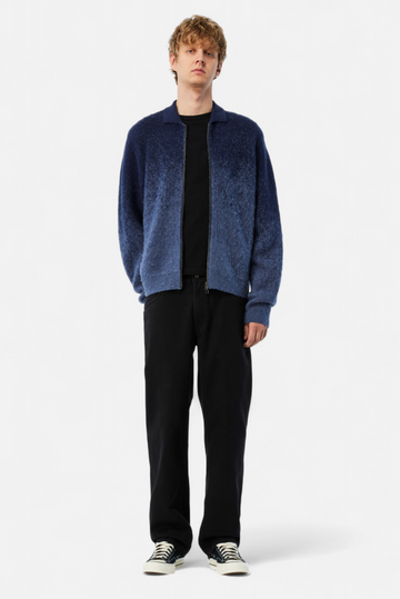 Mohair Double Zip Knit
