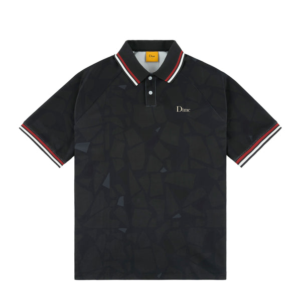 Dime Ceramic Polo Shirt Deep Charcoal | Dime