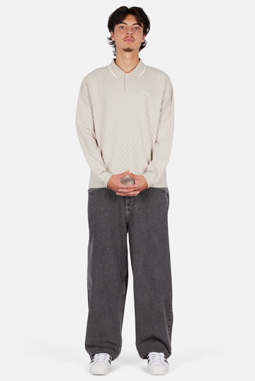 Jacquard LS Polo