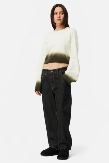 Cropped Mohair Knit