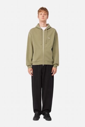 Cursive Zip Hoodie