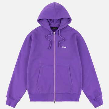 Cursive Zip Hoodie
