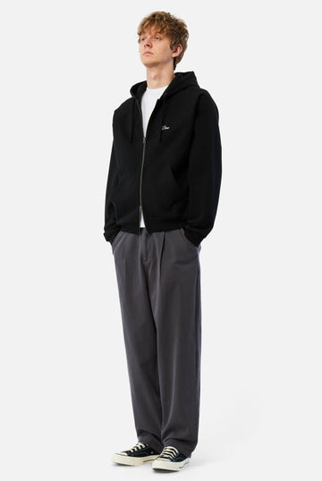 Cursive Small Logo Zip Hoodie