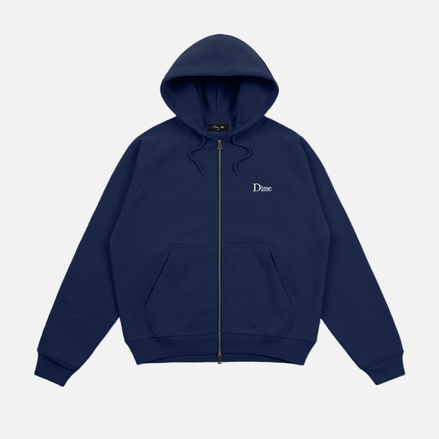 Classic Small Logo Zip Hoodie – Dime