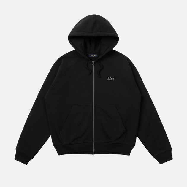 Classic Small Logo Zip Hoodie – Dime