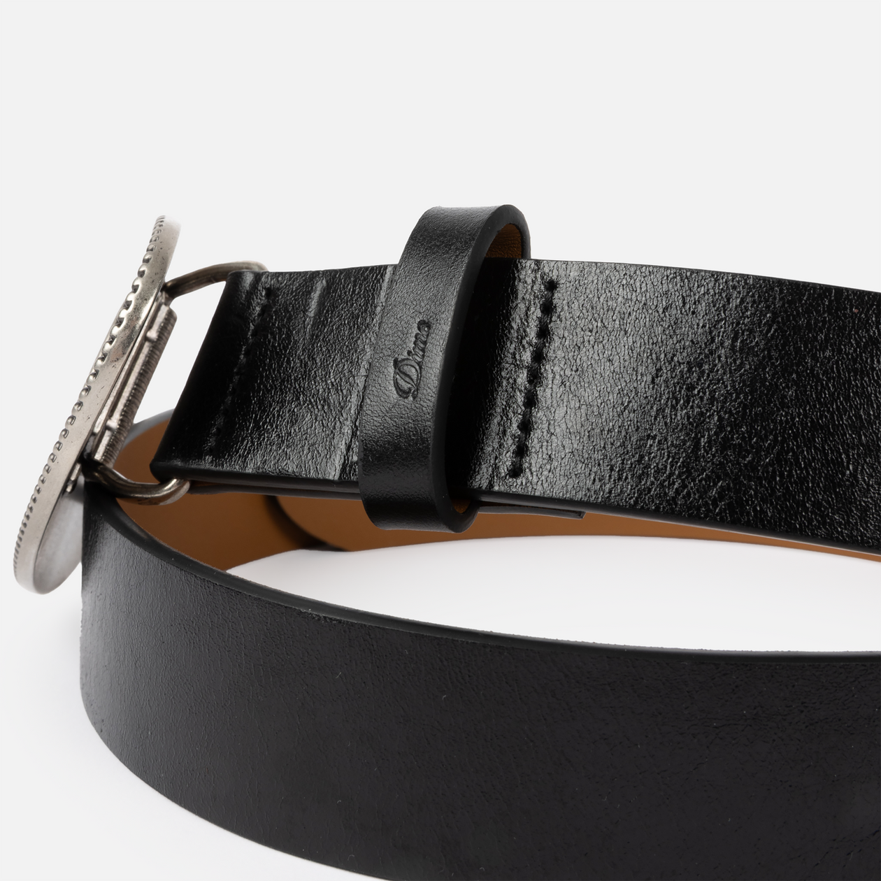 Skull Leather Belt