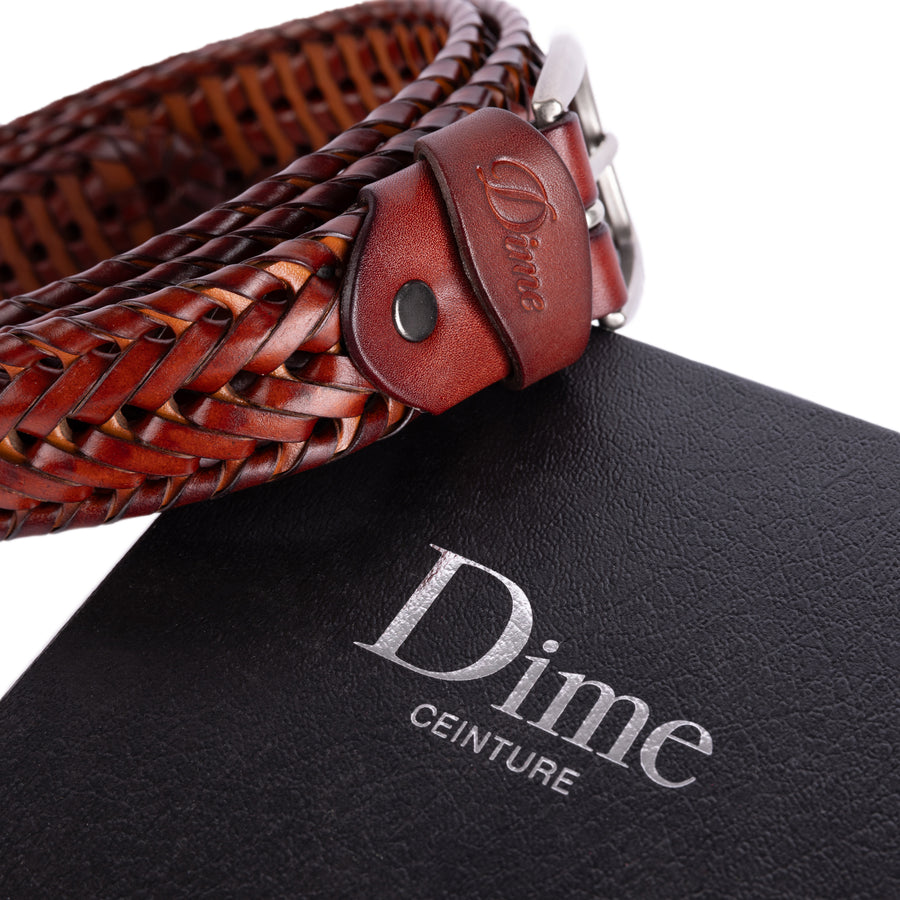 Ceinture Braided Leather