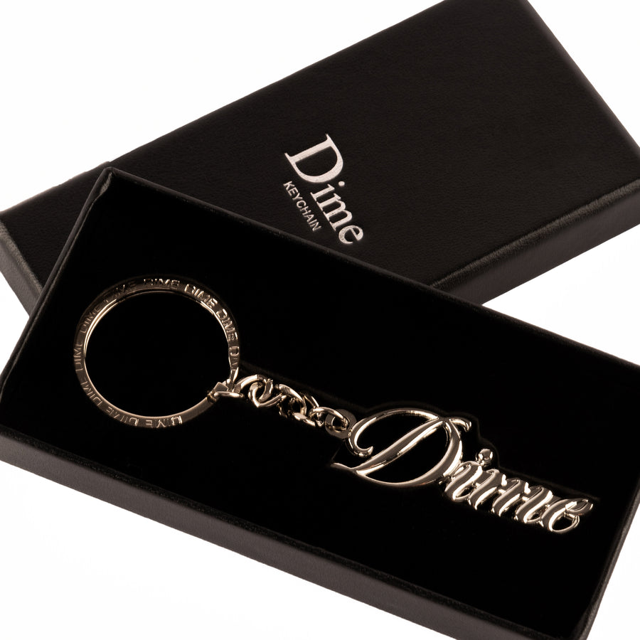 Cursive Keychain – Dime