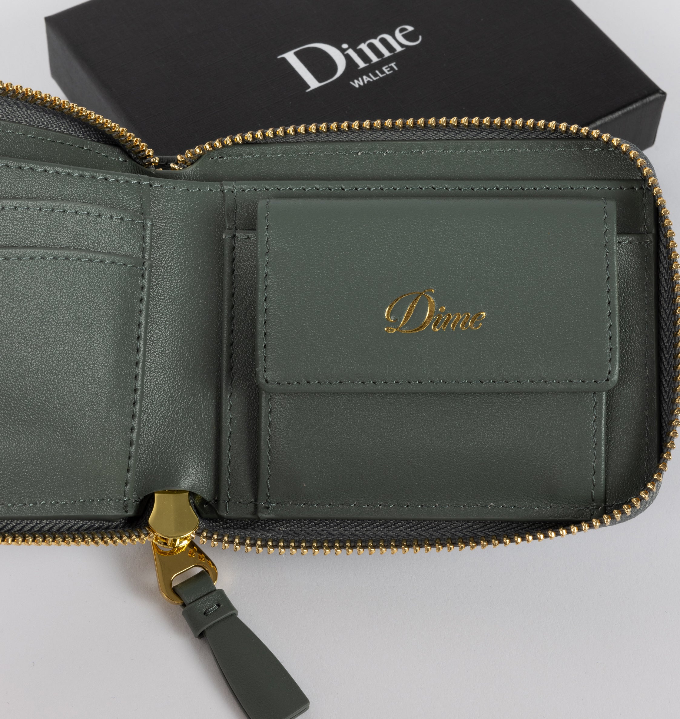 Cursive Zip Wallet – Dime