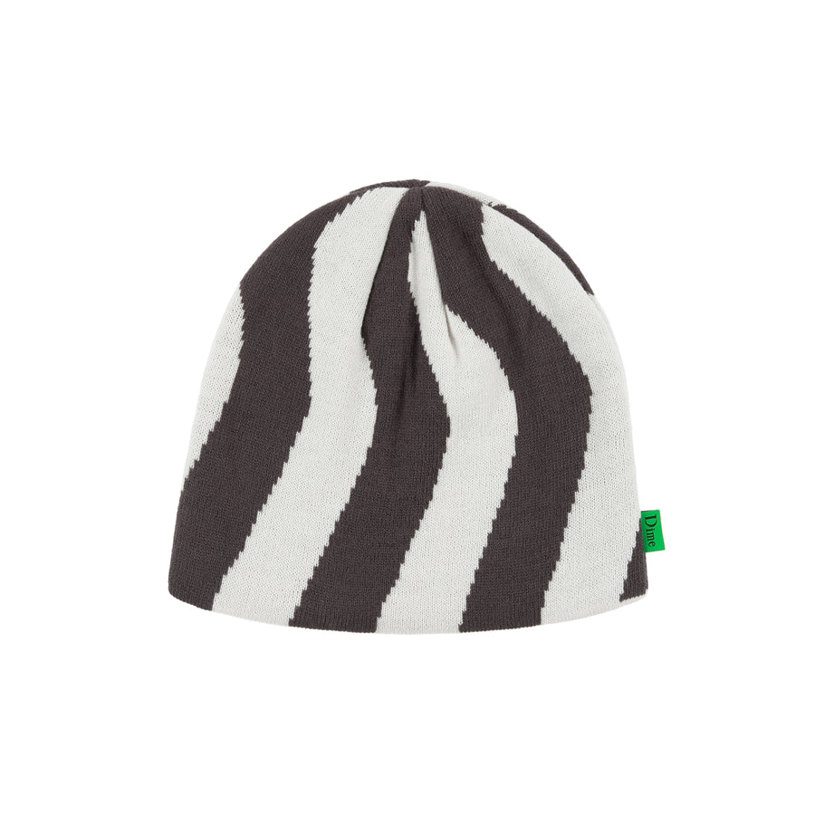 Spiral Skullcap Beanie Charcoal | Dime