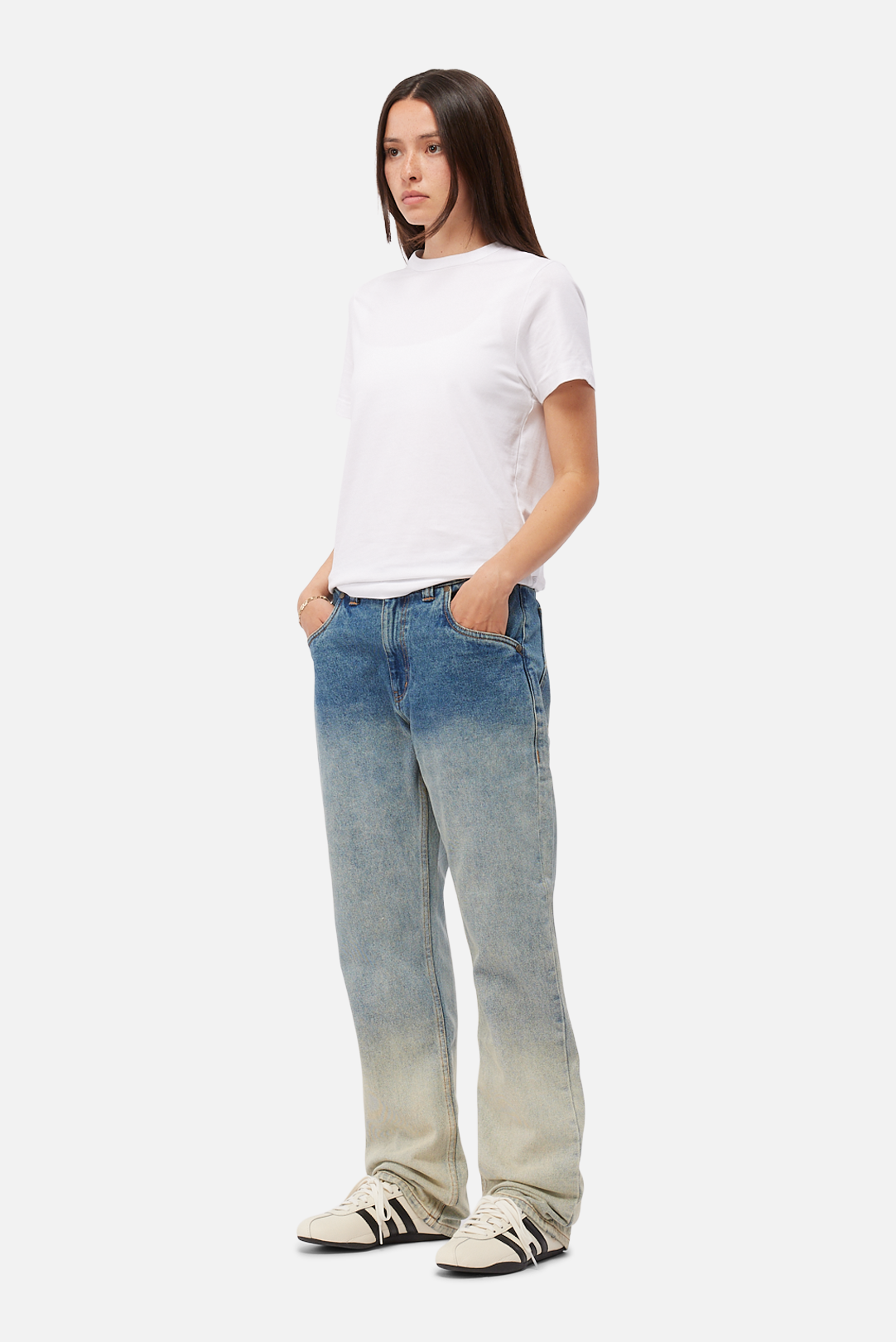 Pantalon Straight Denim