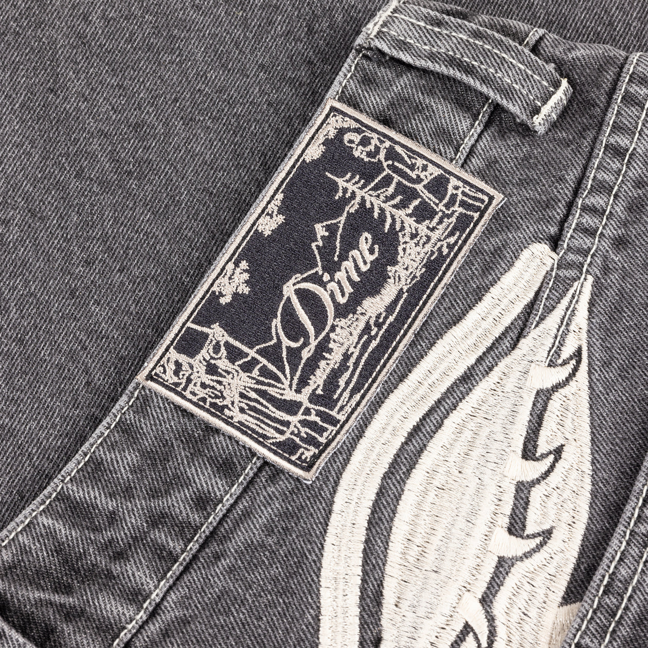 Baggy Wink Denim Pants
