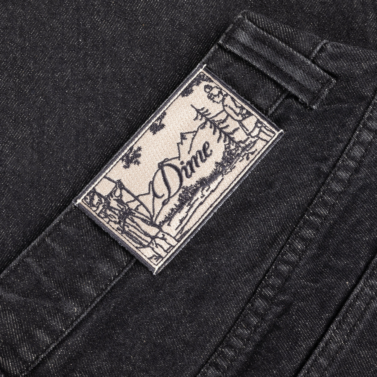 Relaxed Denim Pants