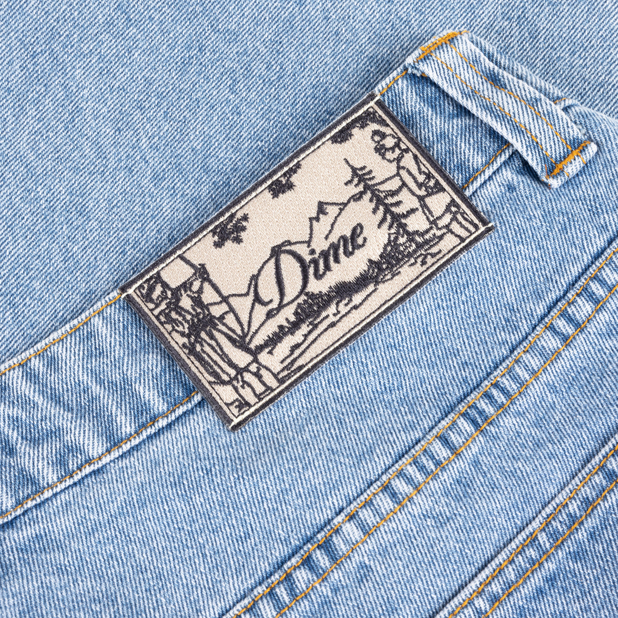 Relaxed Denim Pants
