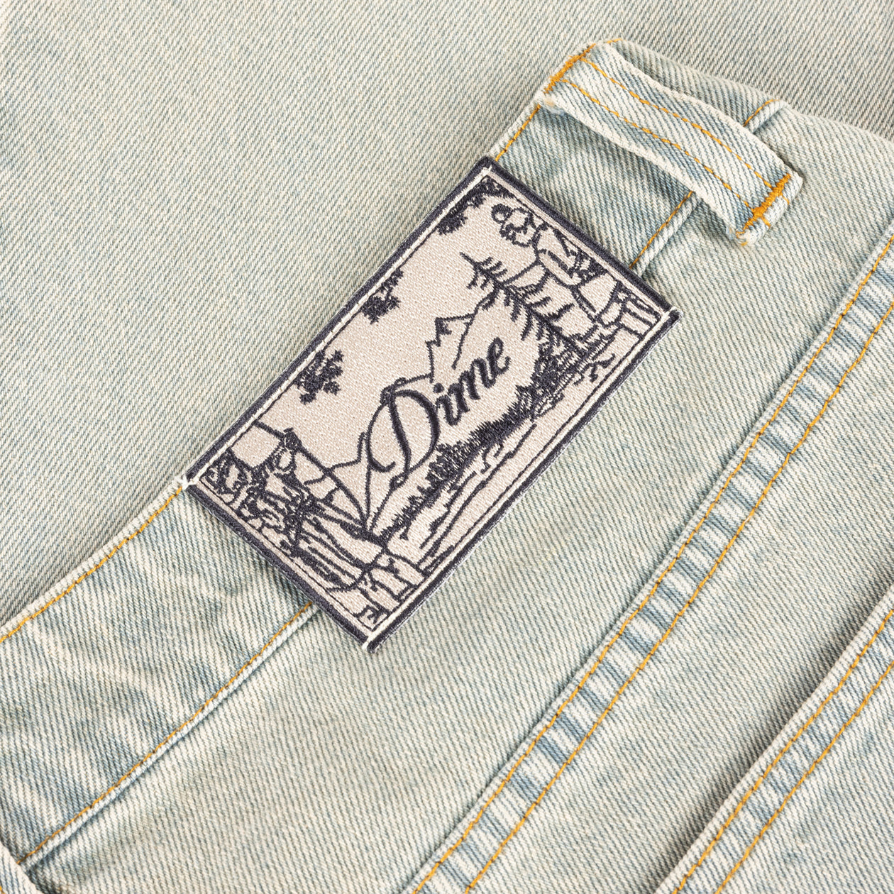 Relaxed Denim Pants