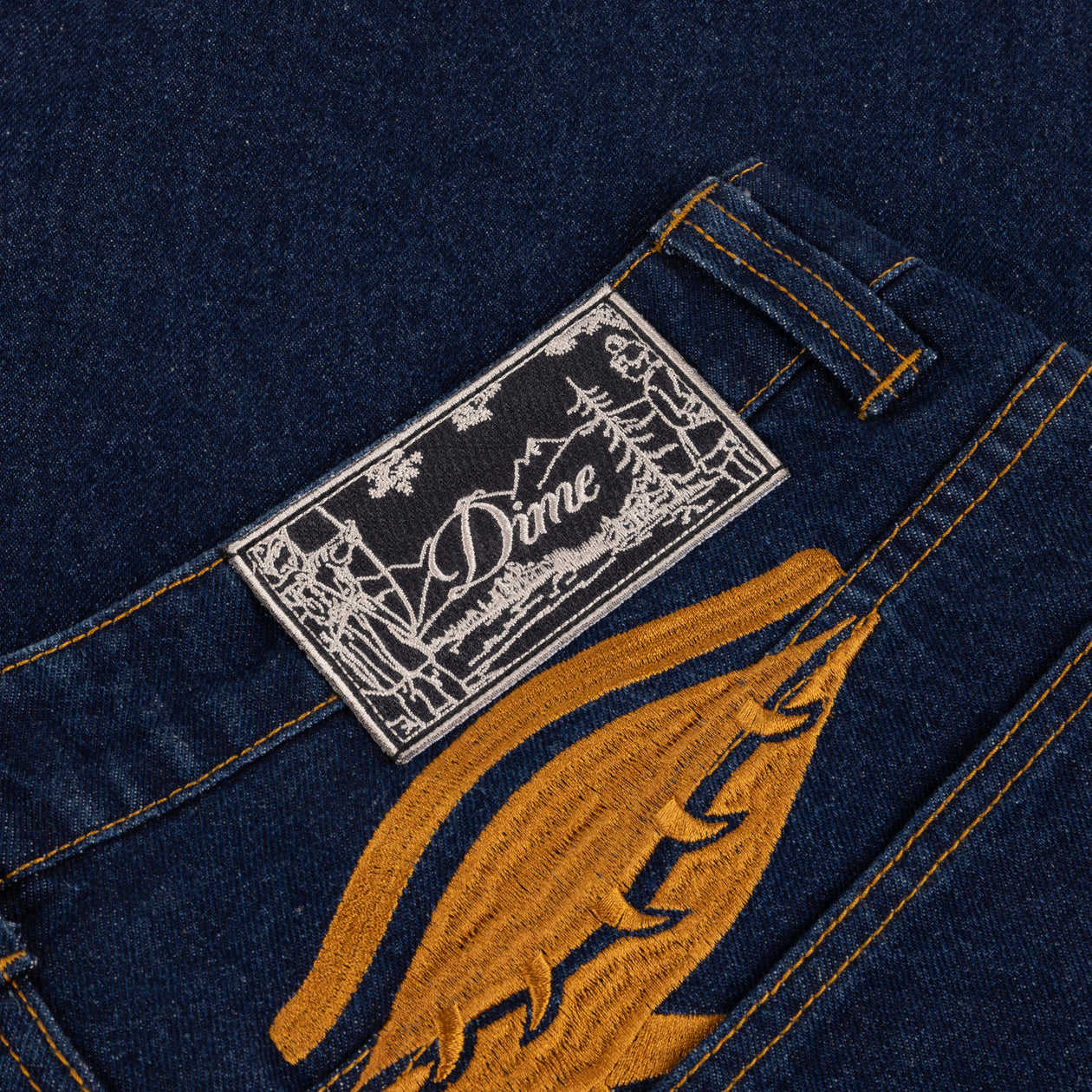 Baggy Wink Denim Pants