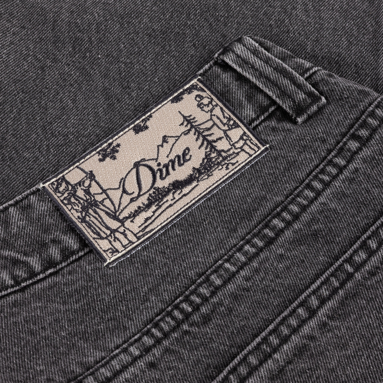 Relaxed Denim Pants