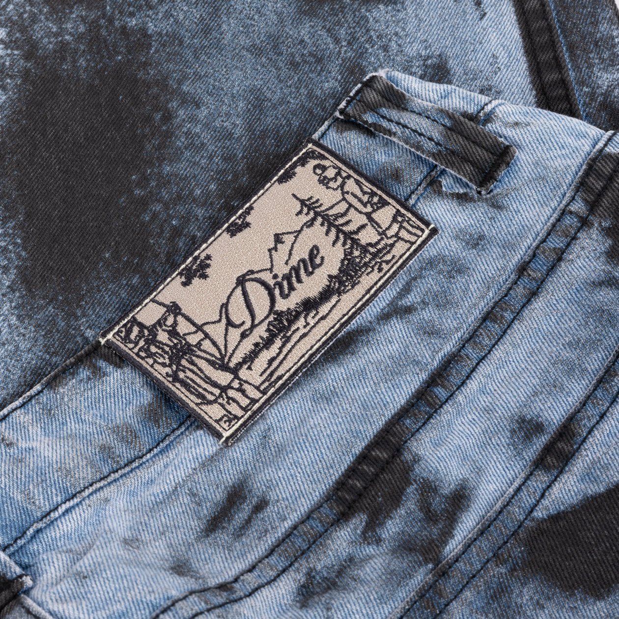 Relaxed Denim Pants