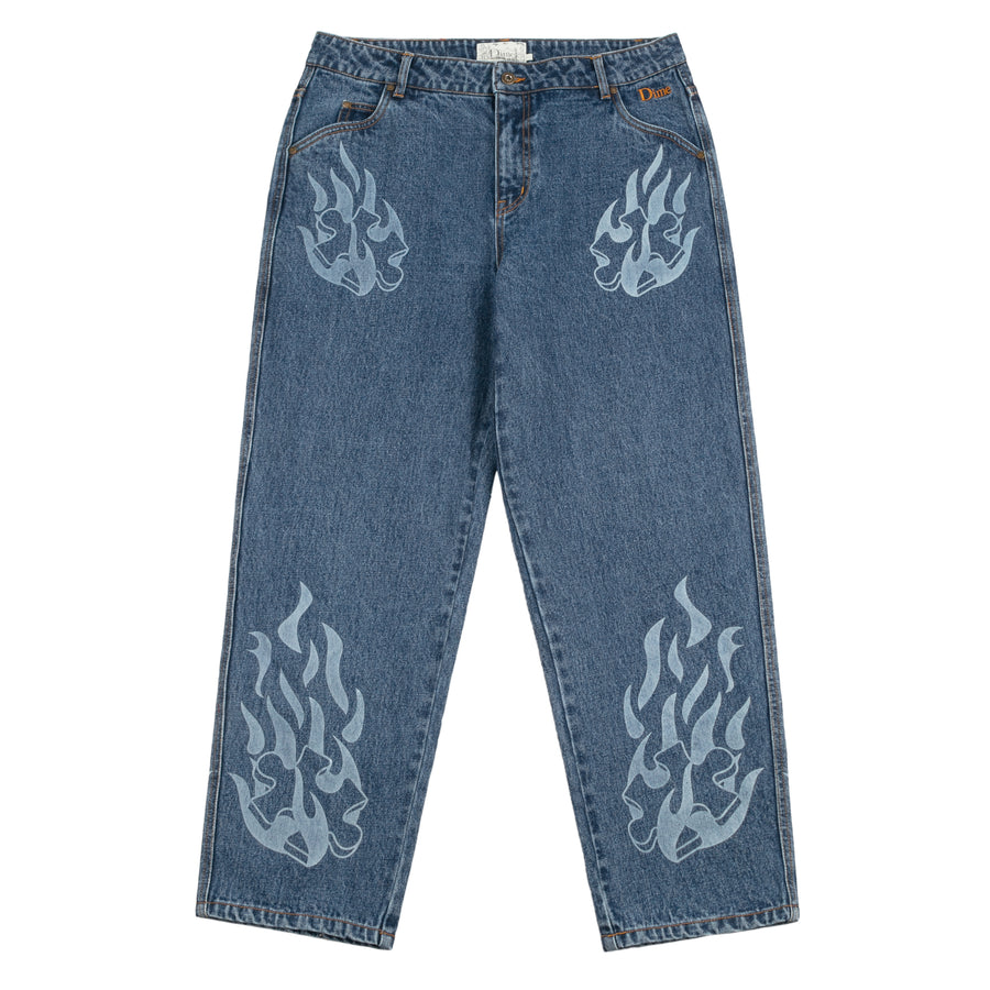 Flamepuzz Relaxed Denim Pants – Dime