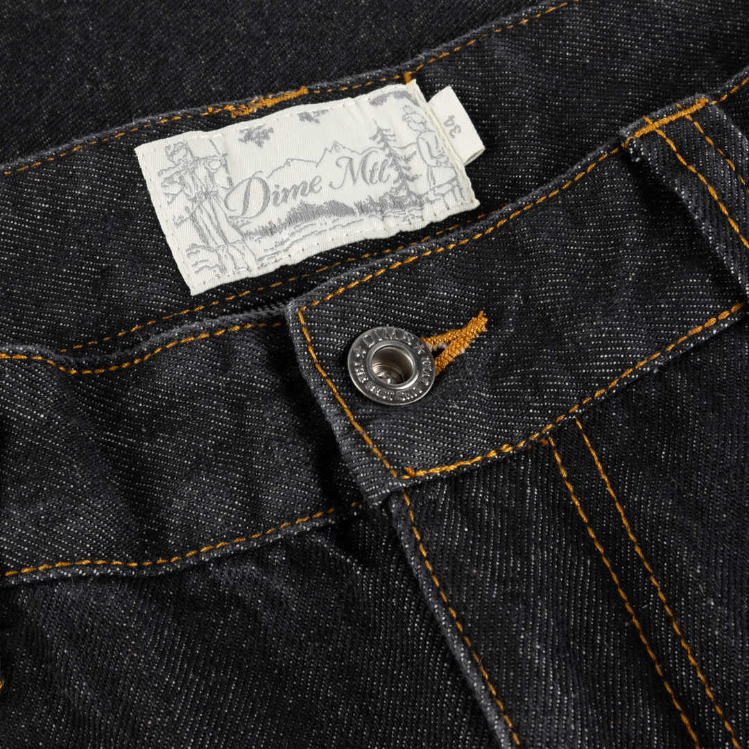 Straight Denim Pants