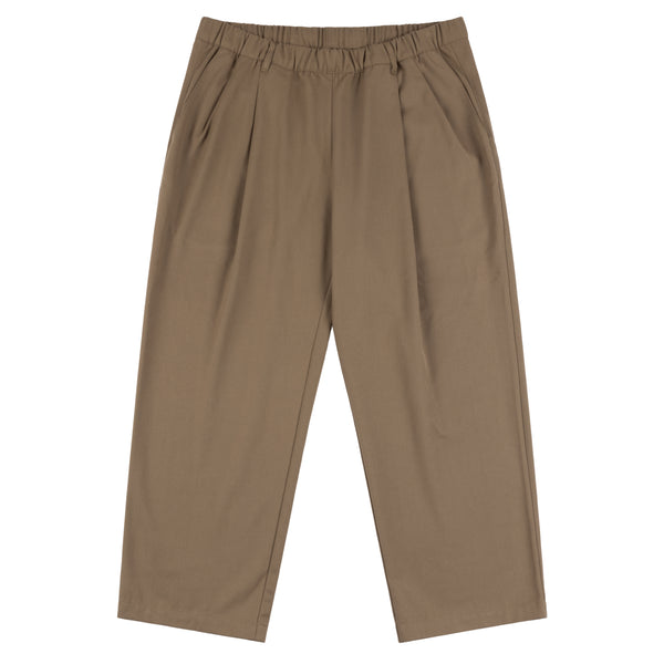 Pleated Twill Pants