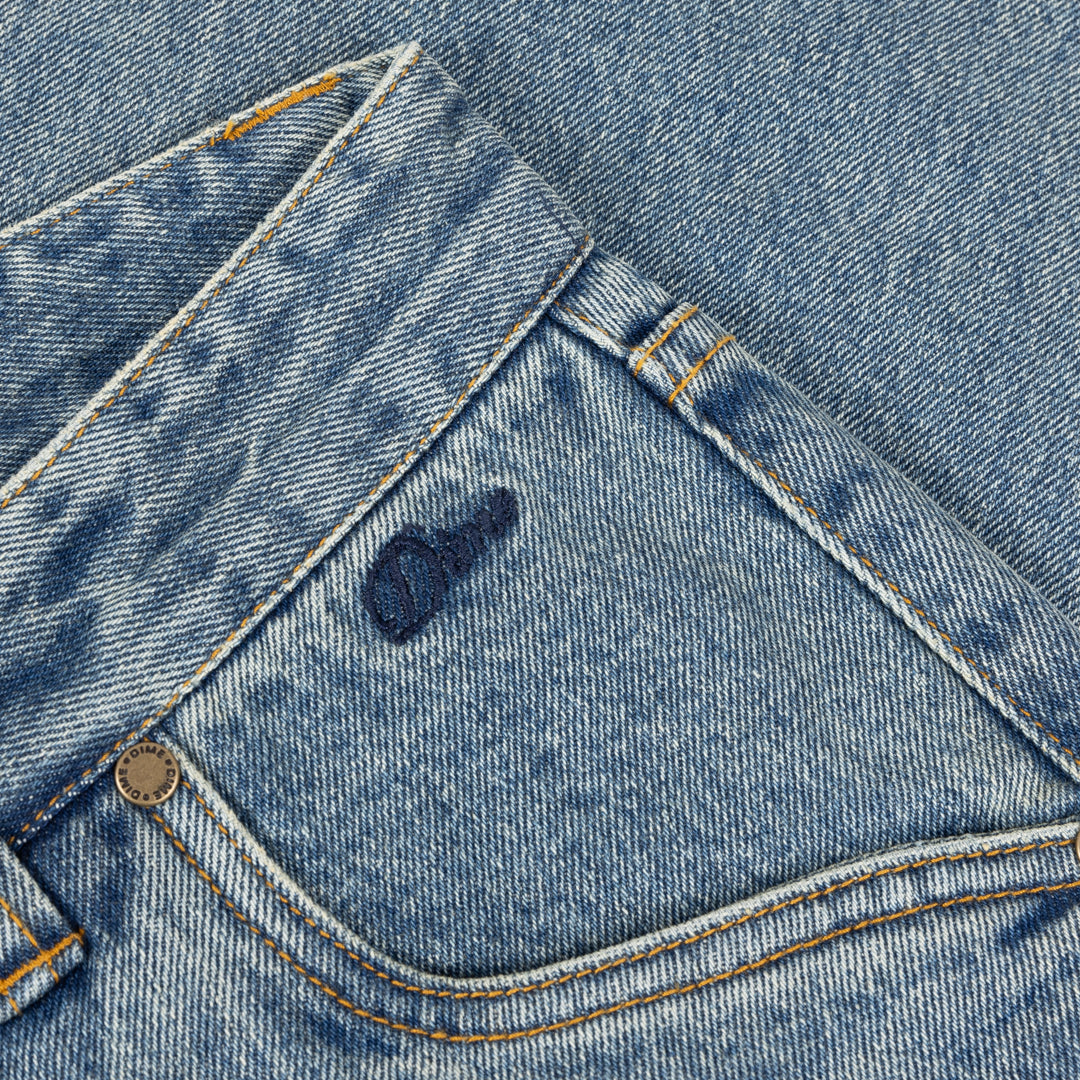Straight Denim Pants