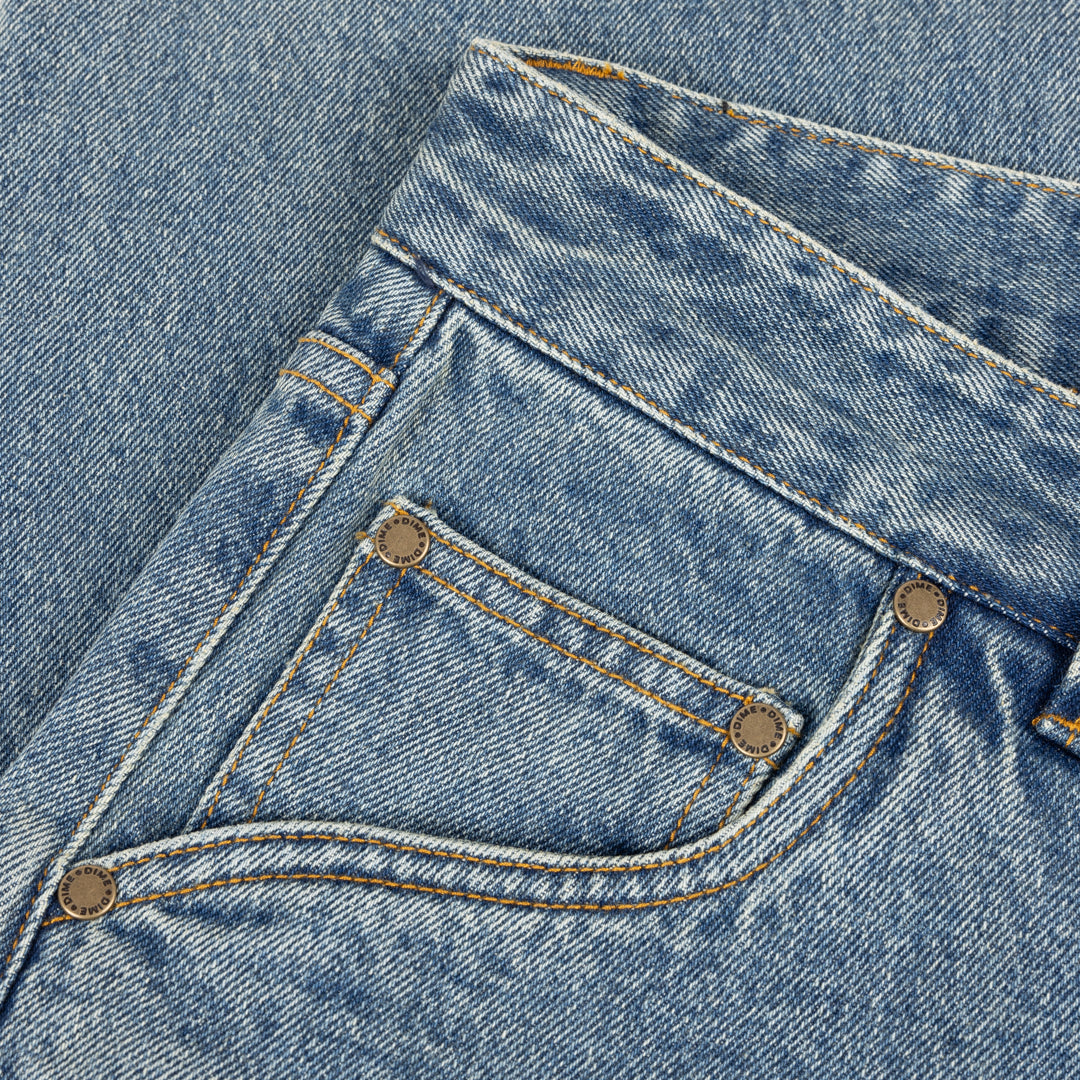 Straight Denim Pants