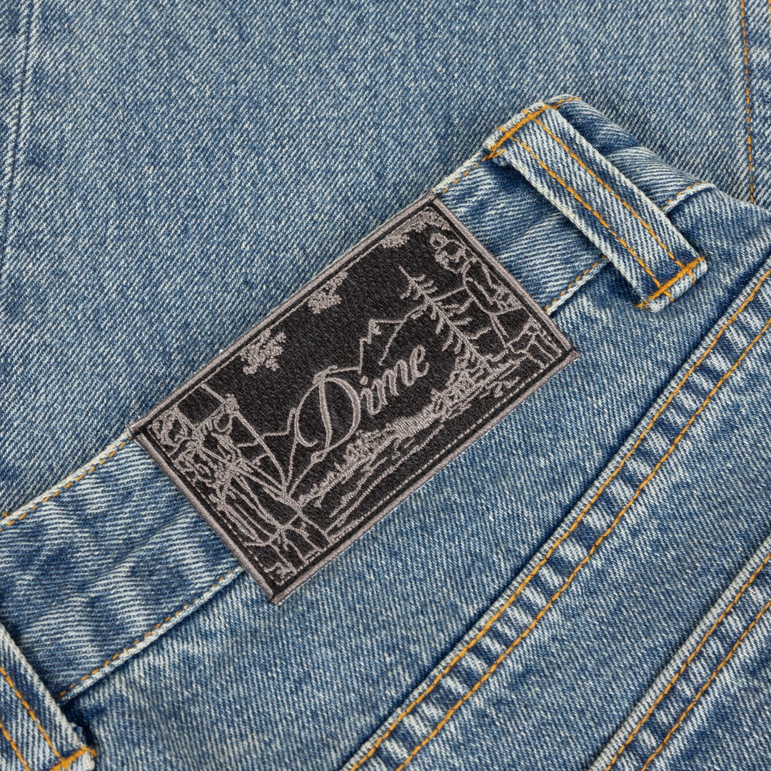Straight Denim Pants
