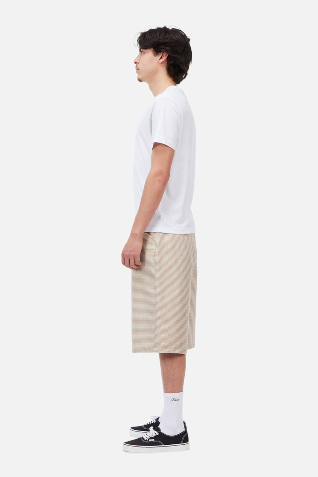 Baggy Houndstooth Shorts