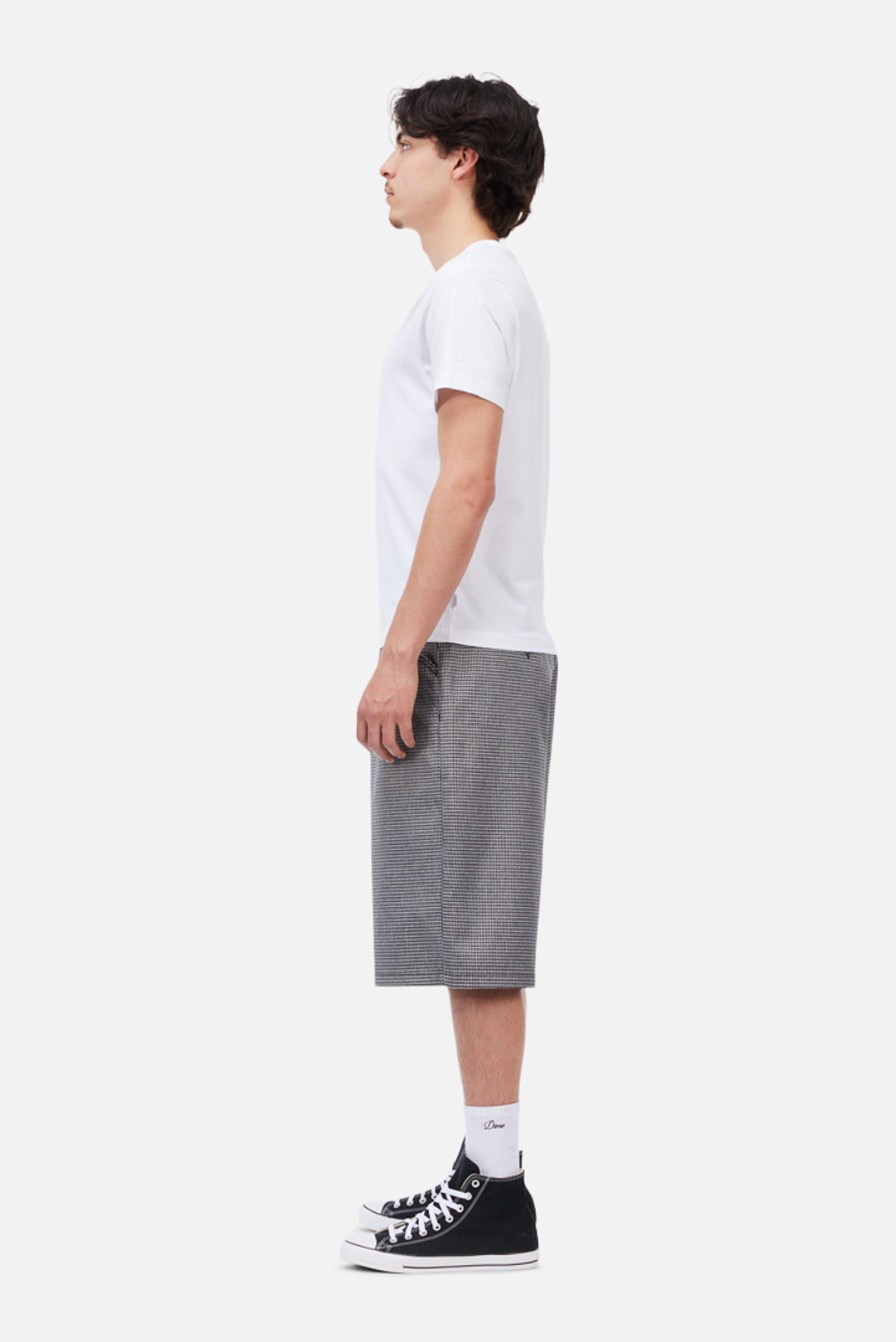 Baggy Houndstooth Shorts