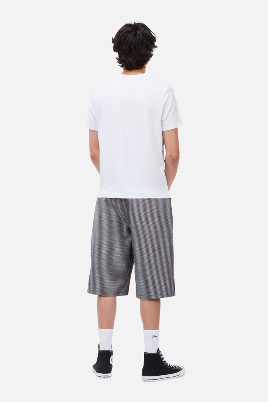 Baggy Houndstooth Shorts