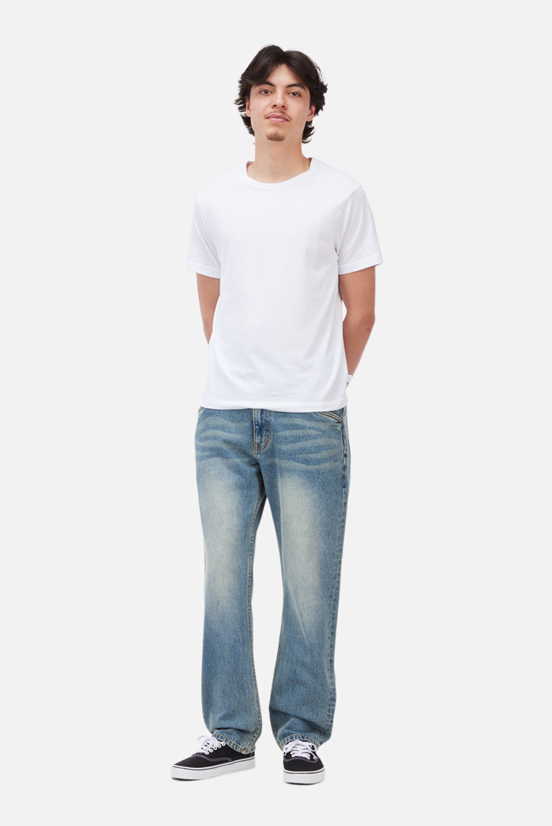 Straight Denim Pants
