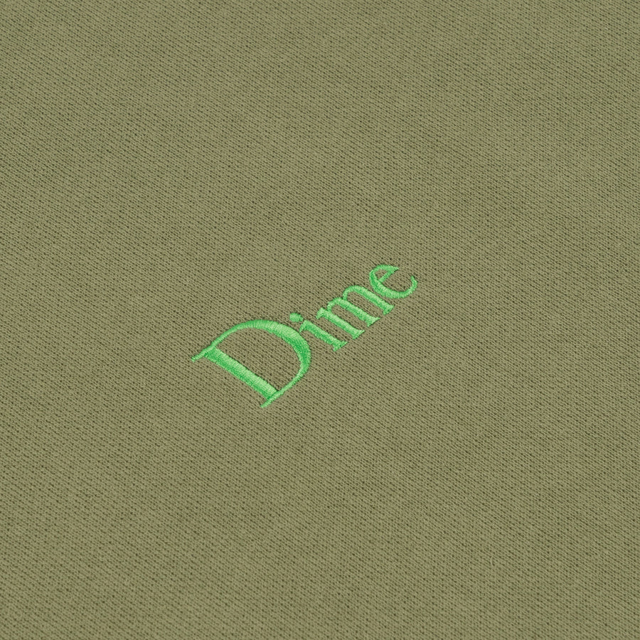 Classic Small Logo Hoodie Army green | Dime