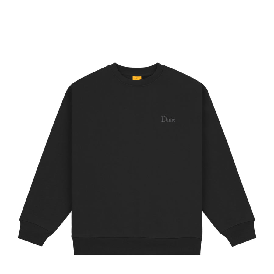 Classic Small Logo Crewneck Black | Dime