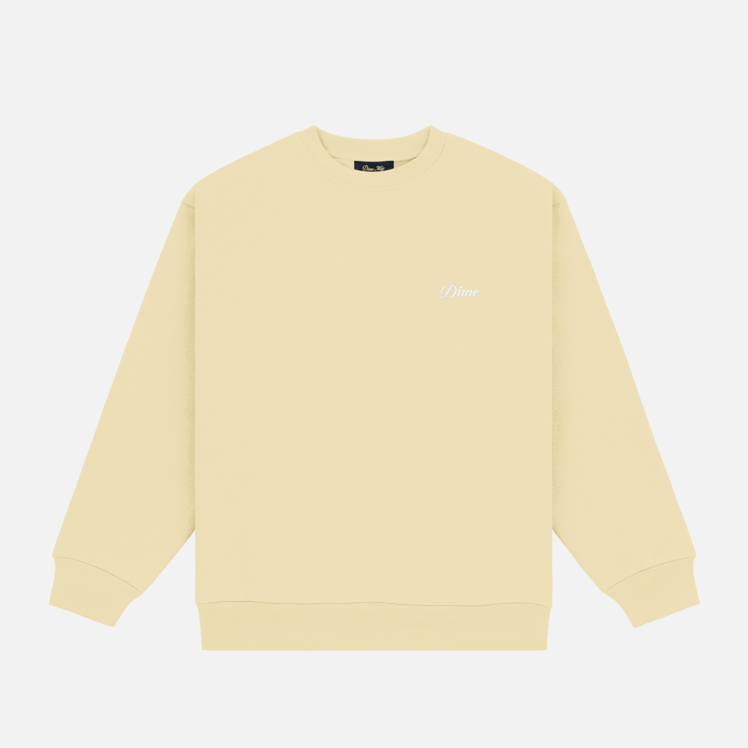 Crewneck Cursive Small Logo
