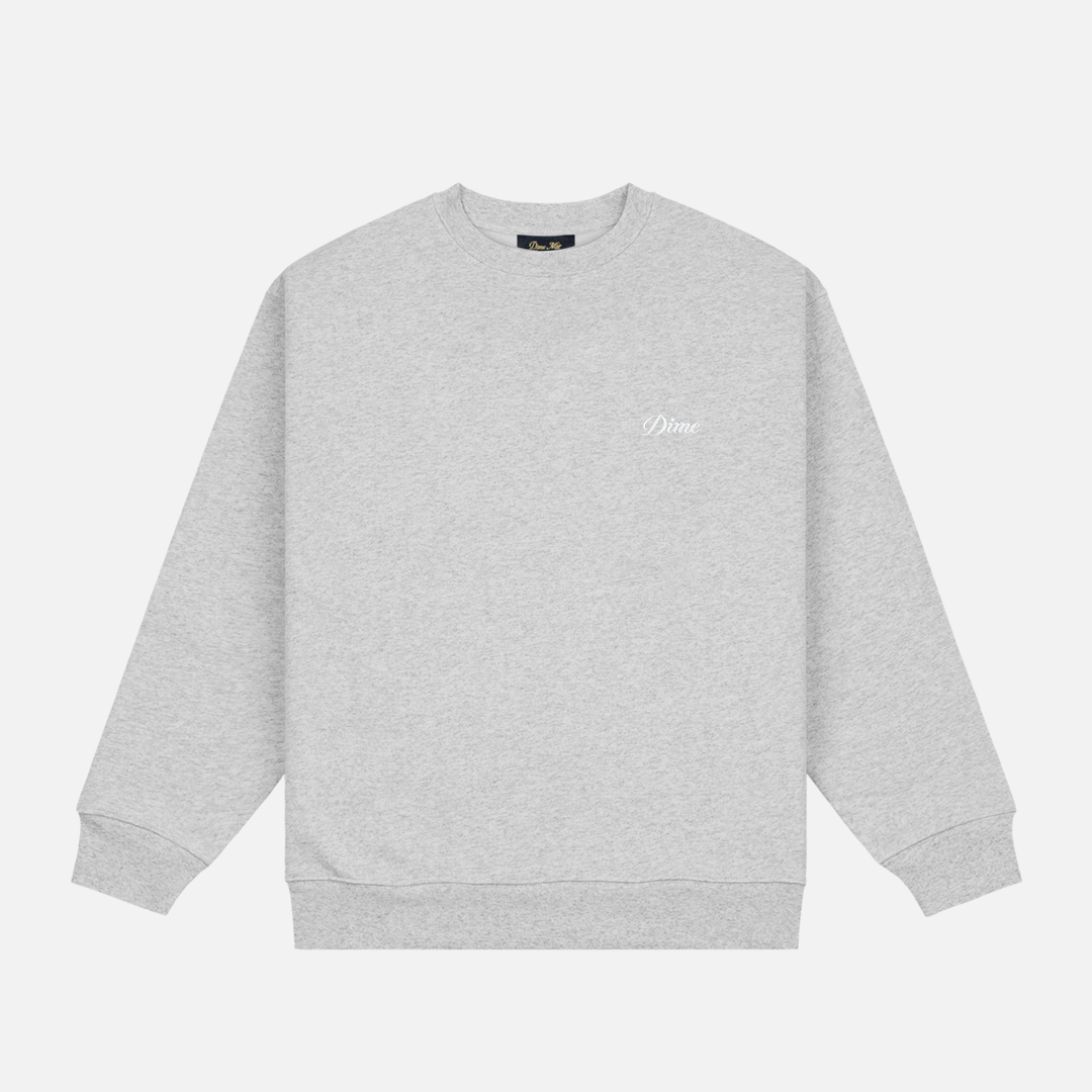 Cursive Small Logo Crewneck