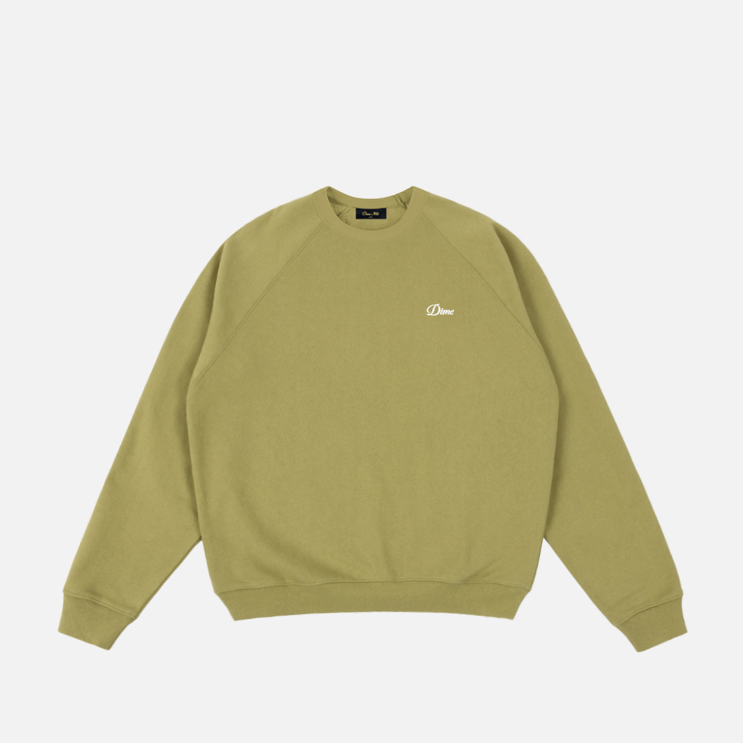 Cursive Small Logo Crewneck