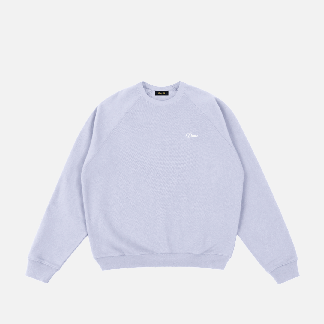 Cursive Small Logo Crewneck