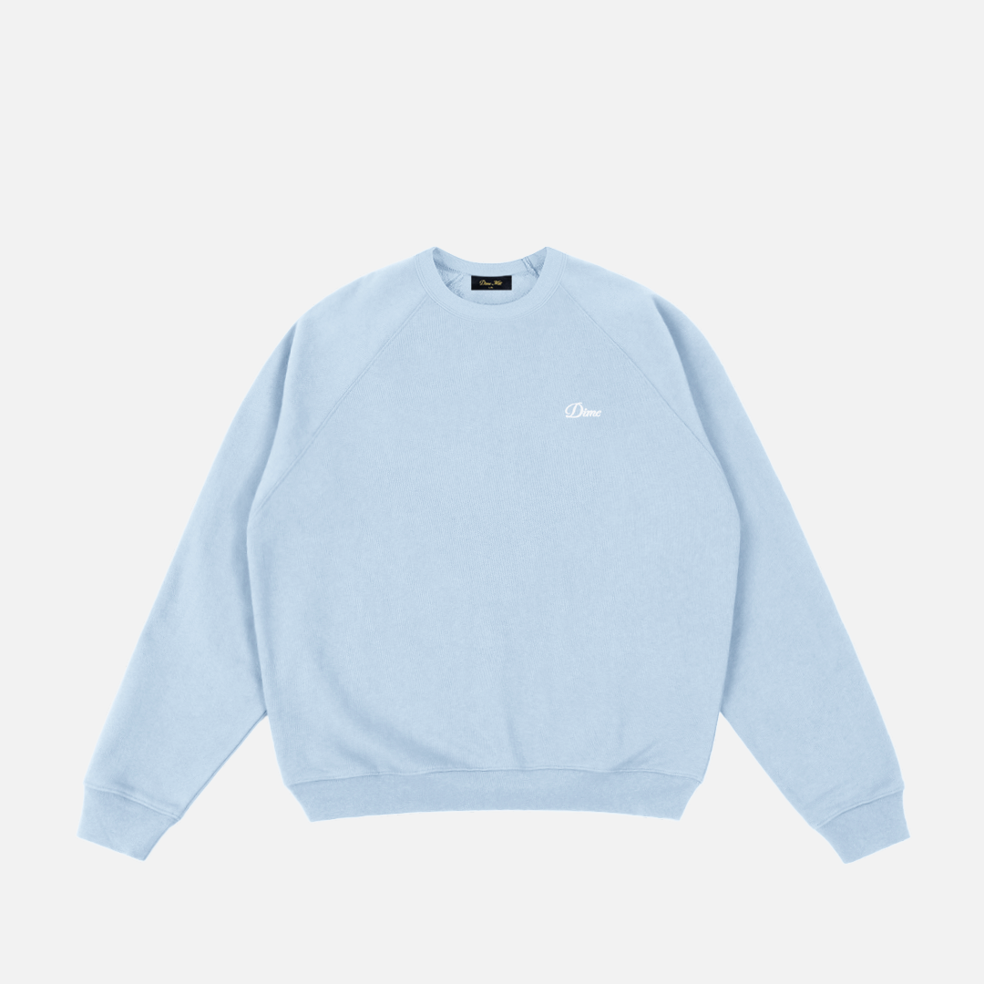 Cursive Small Logo Crewneck