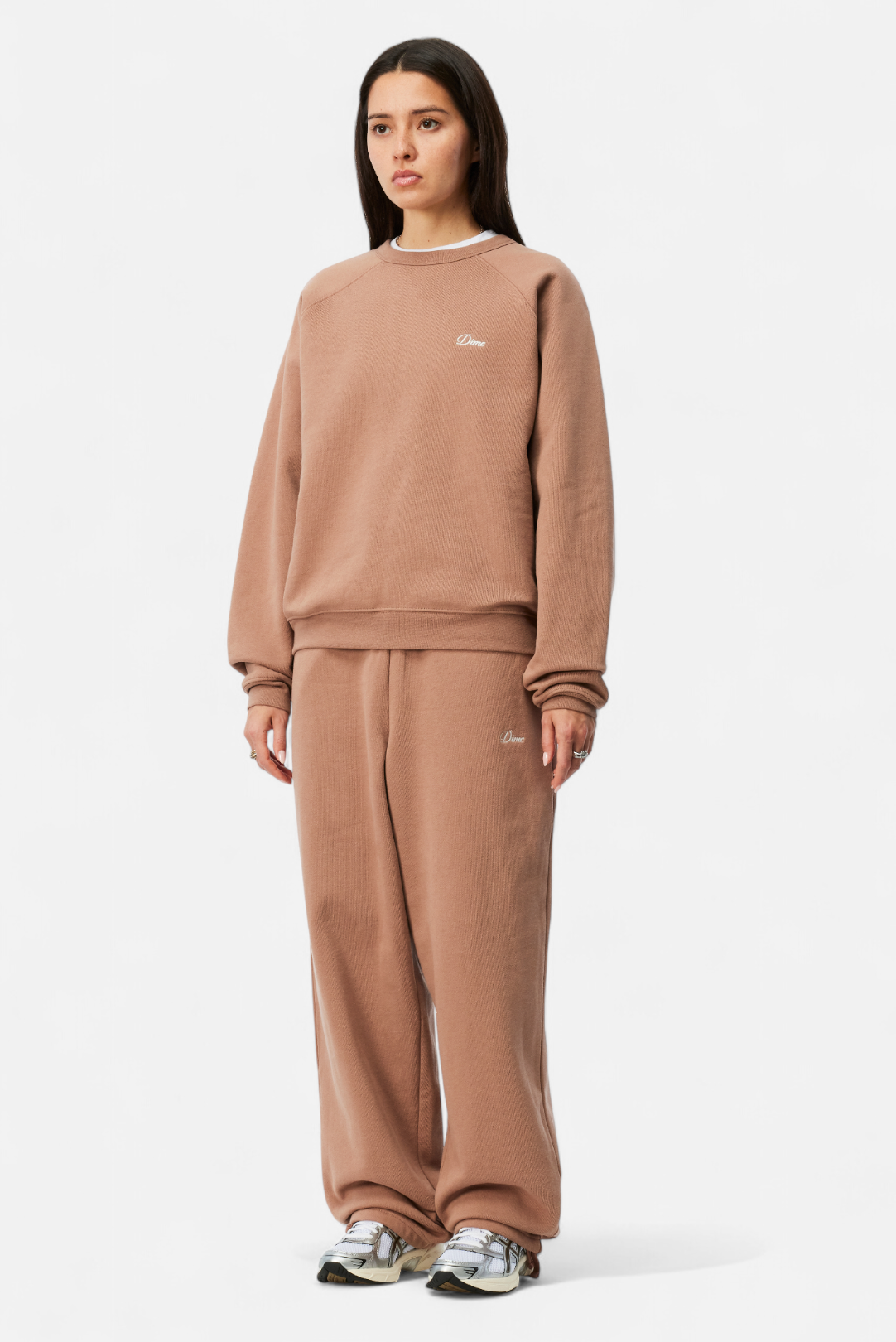 Cursive Small Logo Crewneck